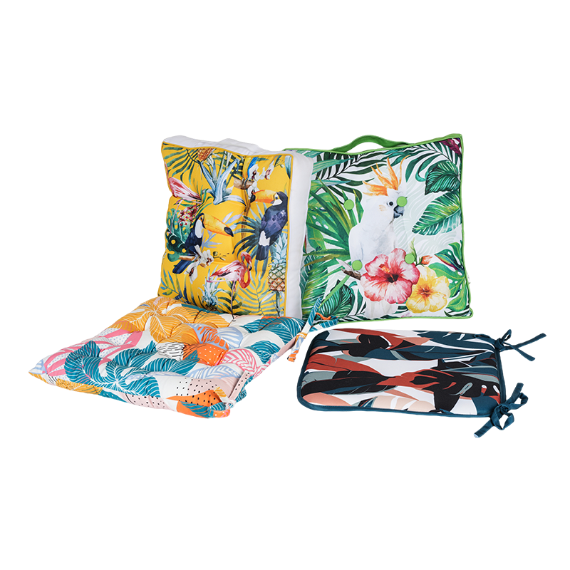 Cojín ornamental con estampado vintage
